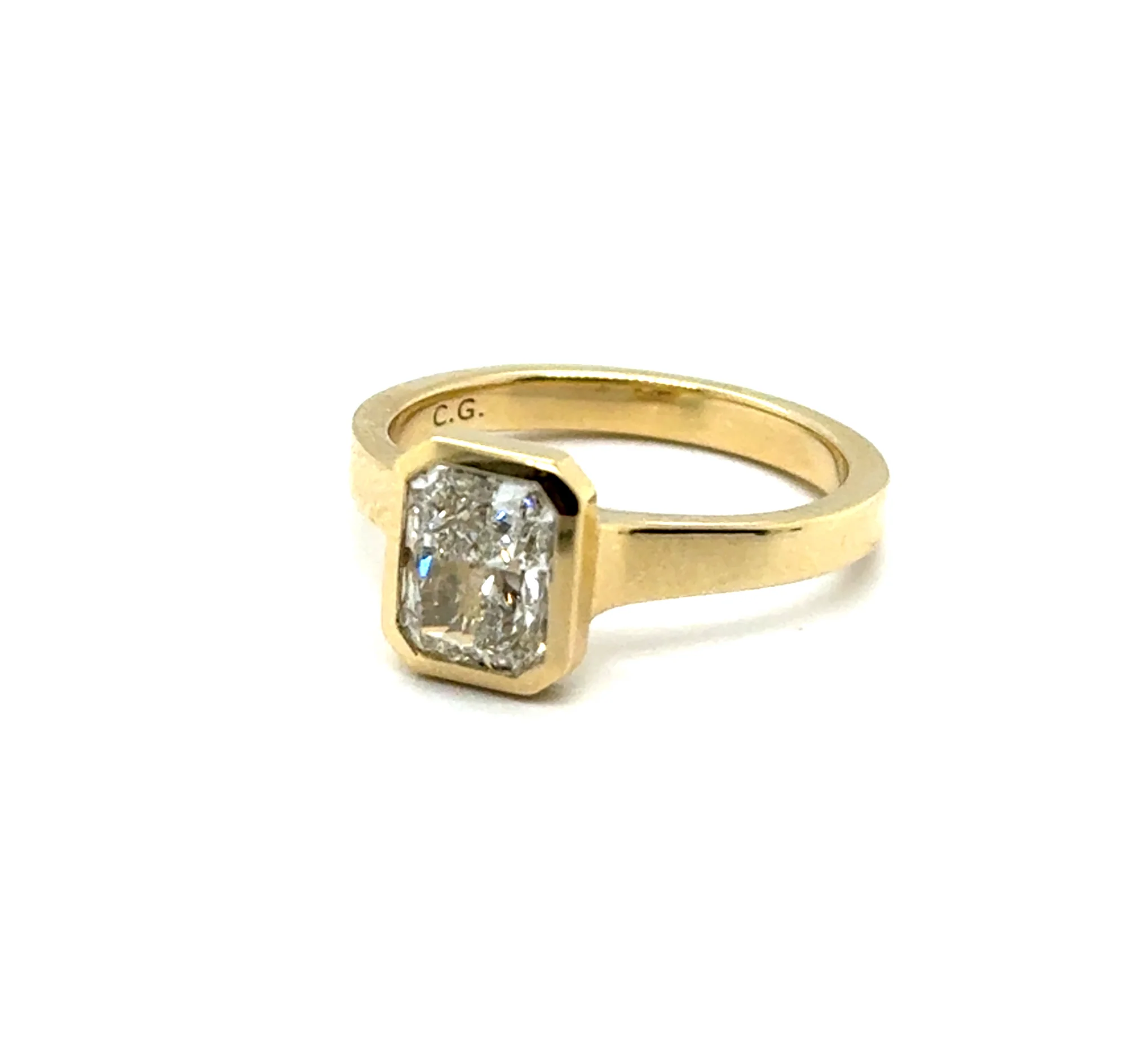 1.50 Ct 14Kt Yellow Gold Engagement Ring - Image 2