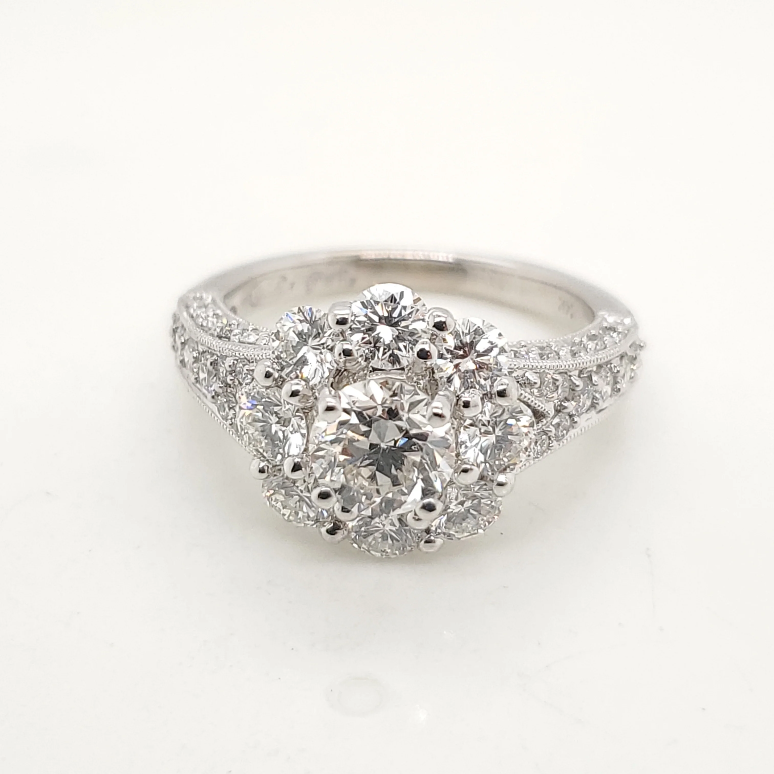 14kt White Gold 2.06 Carat Diamond Ring