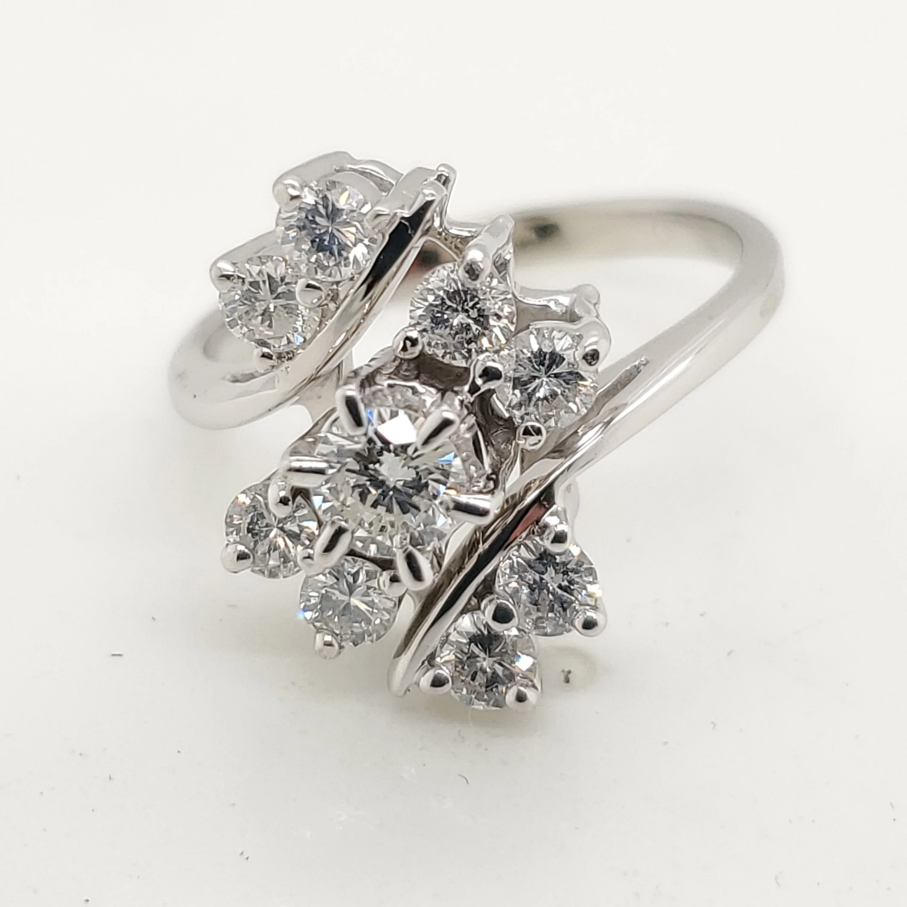 14kt White Gold and Diamond Ring