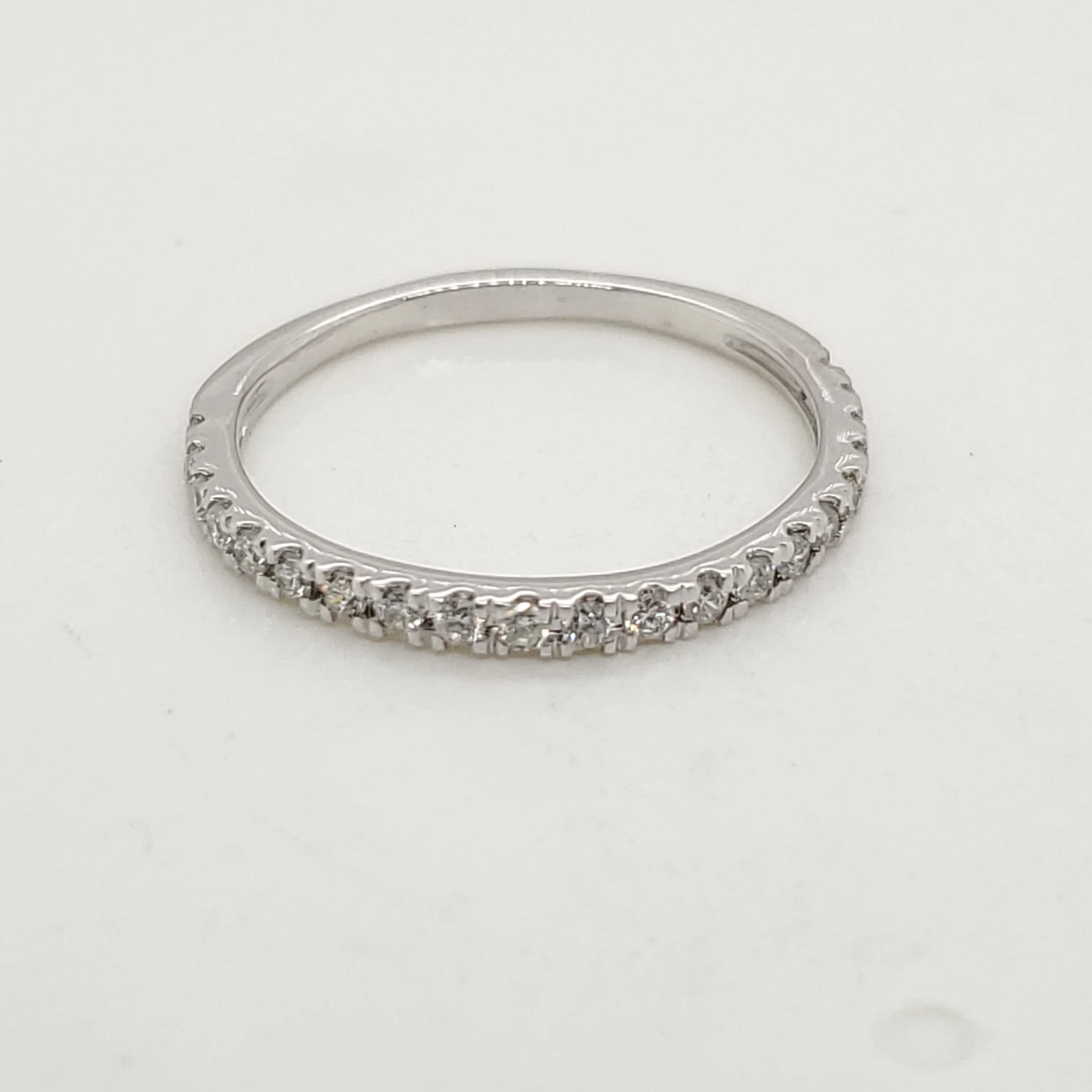 14kt White Gold Pear Shaped Diamond Wedding Set - Image 3