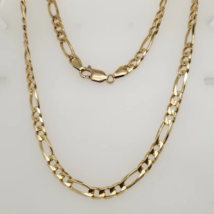 14kt Yellow Gold 20"" Figaro Chain