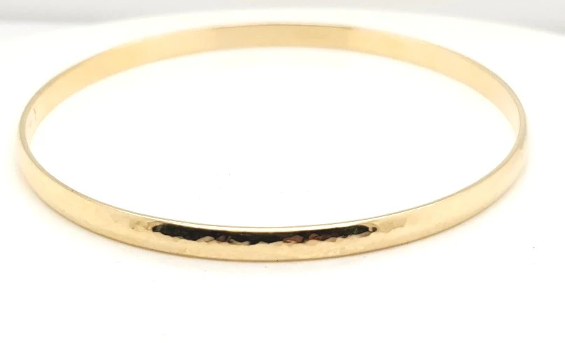 14Kt Yellow Gold Bangle Bracelet