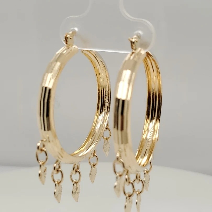 14kt Yellow Gold Hoop Earrings