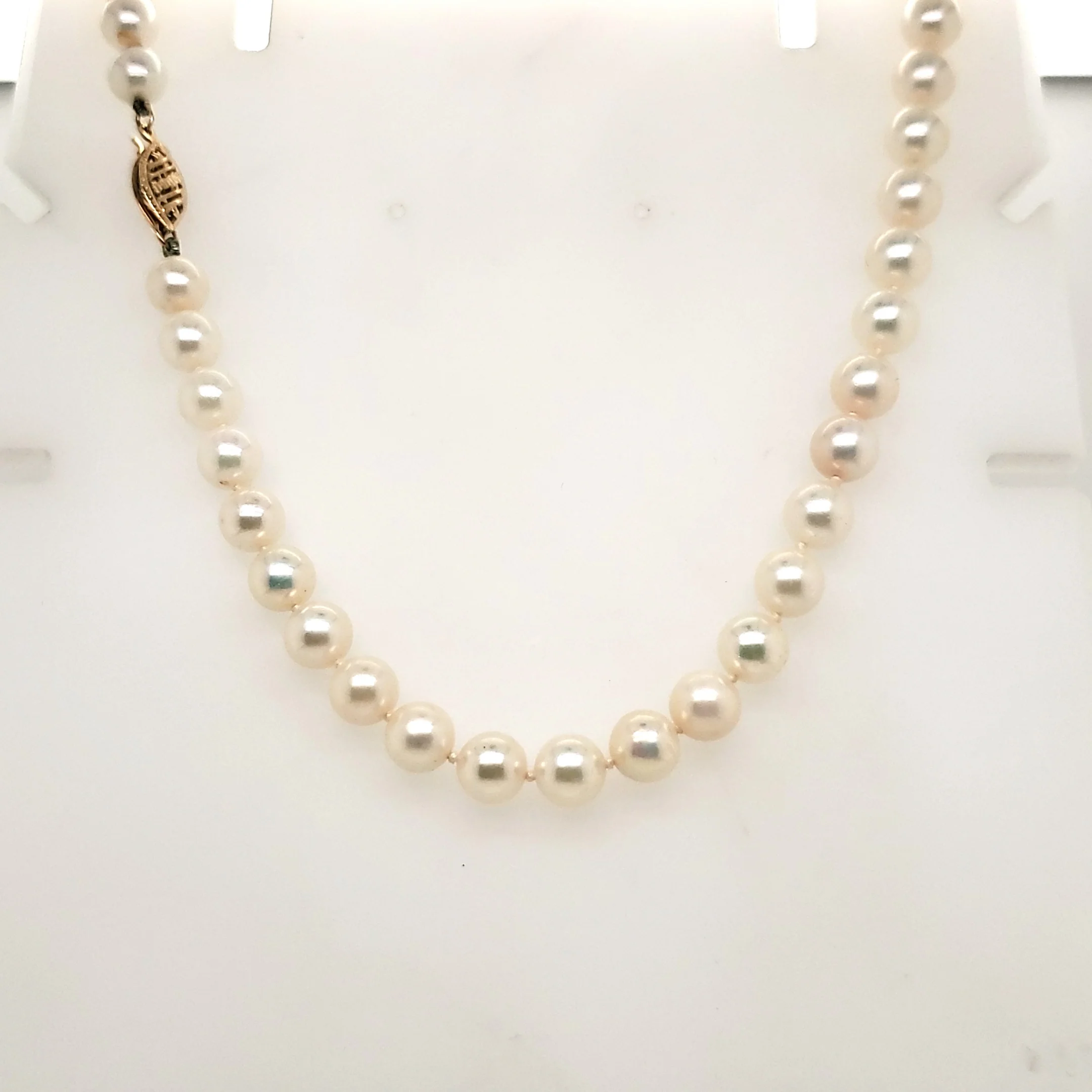15"" Strand Cultured Akoya Pearl Necklace