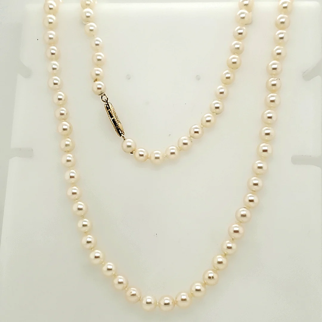 24"" Cultured Akoya Pearl Necklace