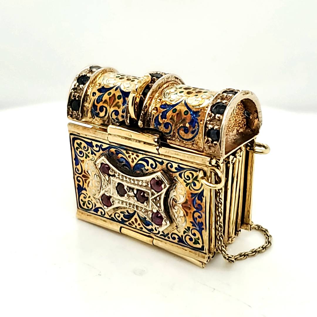 Antique 14kt Yellow Gold Fold Up Bracelet - Image 3