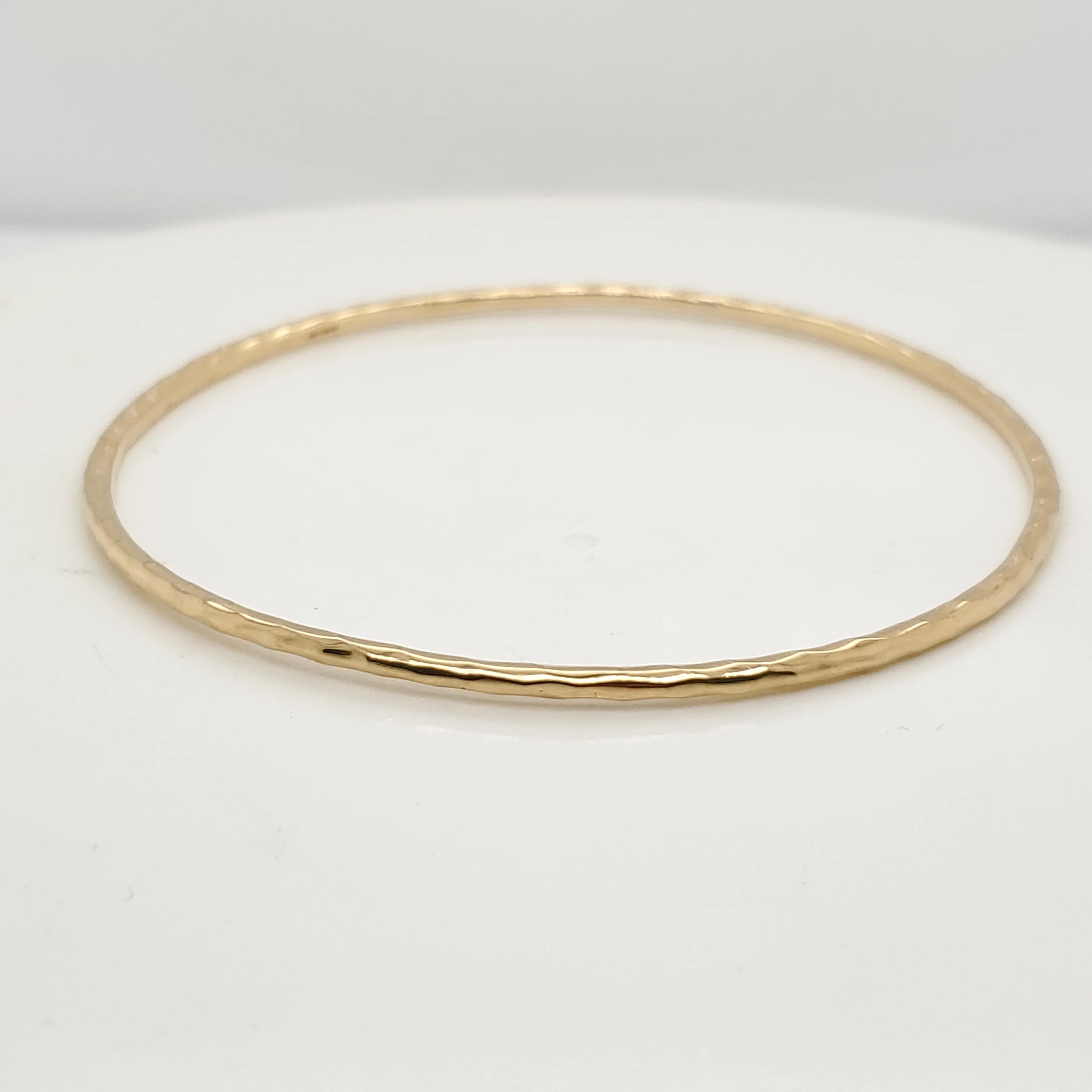 Pre-owned Tiffany & Co 18kt Yellow Gold Bnagle Bracelet