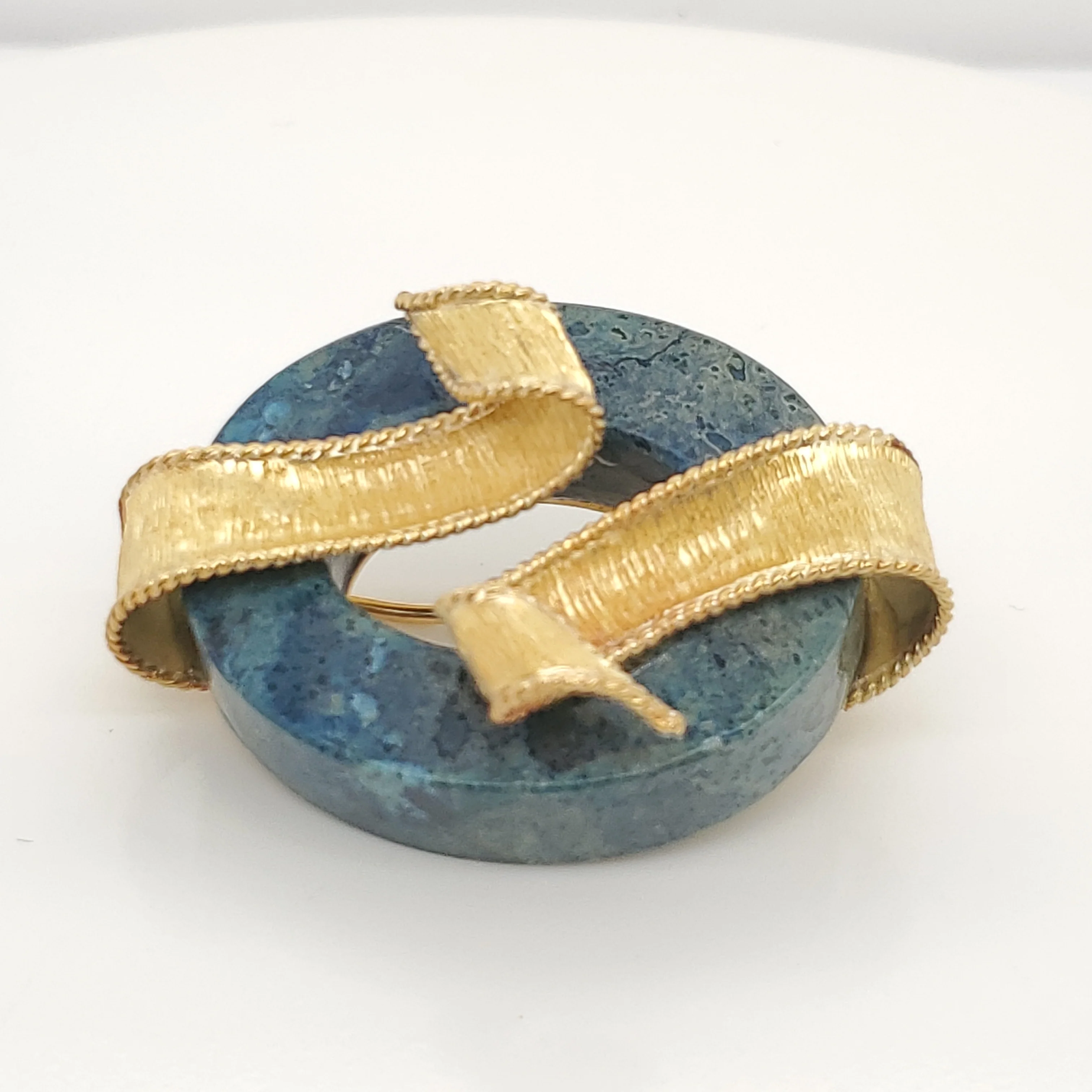 Vintage 18kt Yellow Gold Brooch