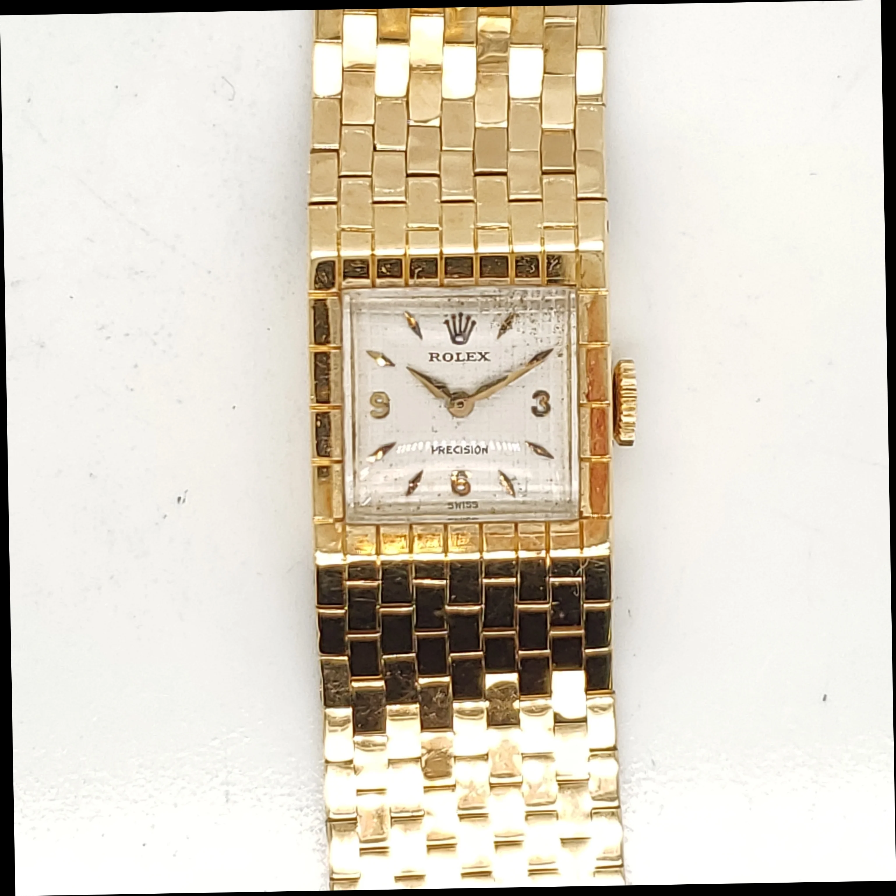 Vintage 1955 18Kt Yellow Gold Rolex Ladys Watch - Image 2