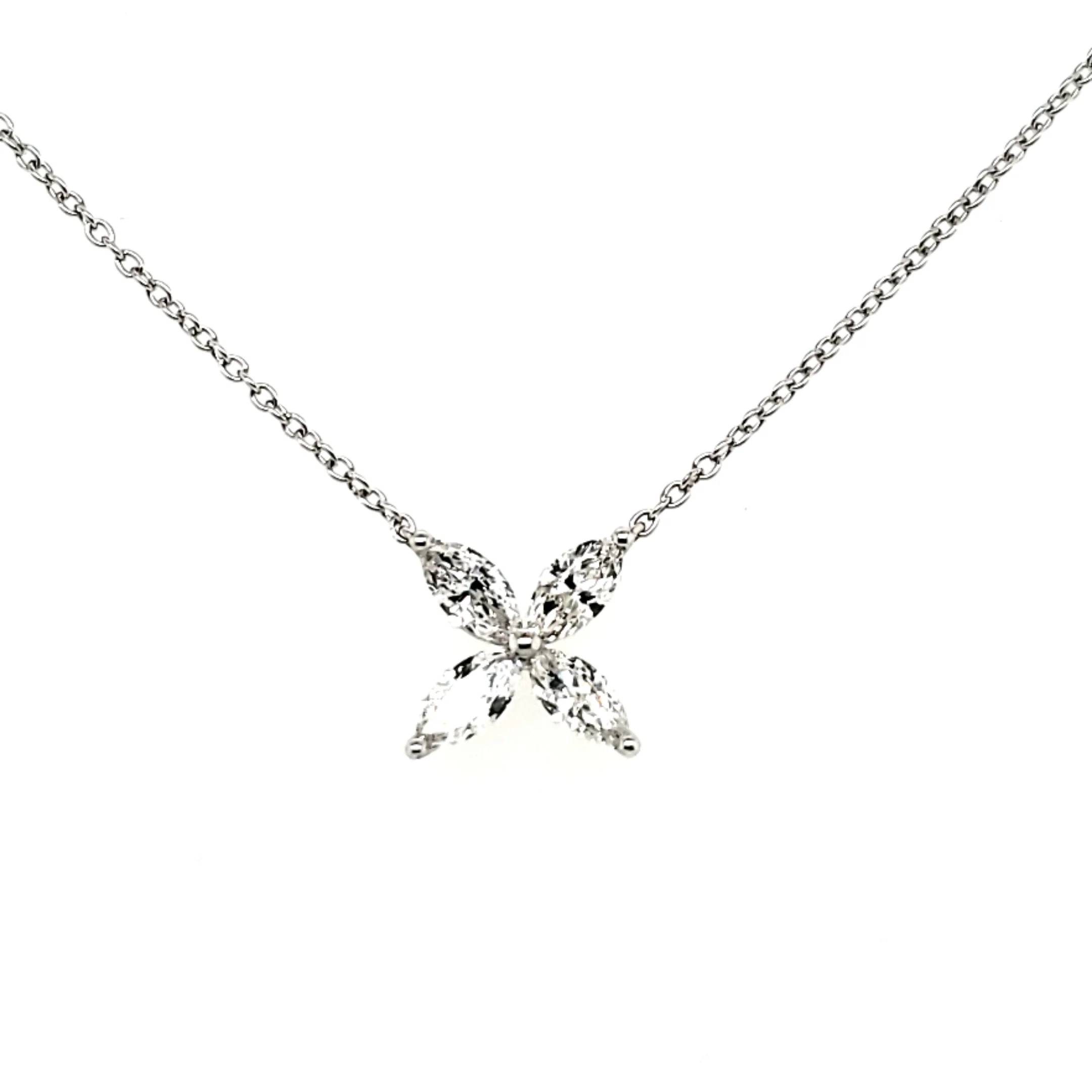 White Gold and Diamond Pendant